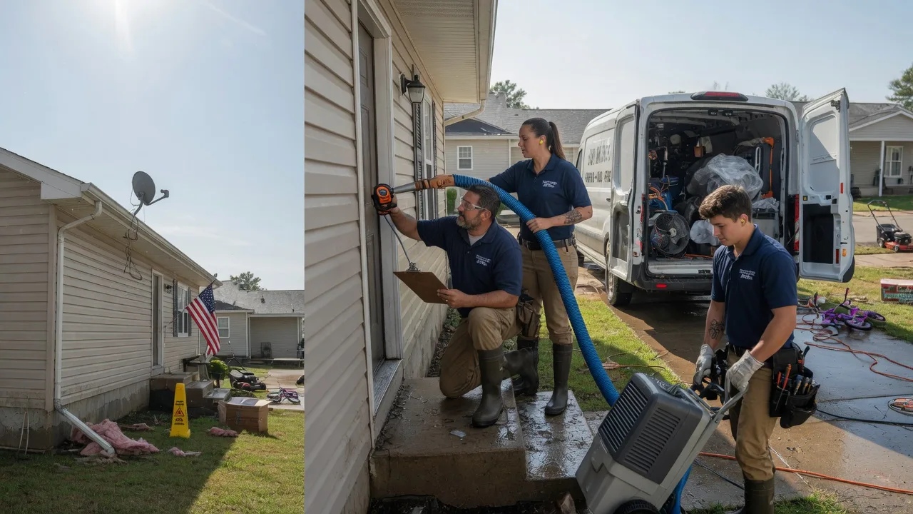 Ceiling Water Damage Restoration in La Moille, IL near me
